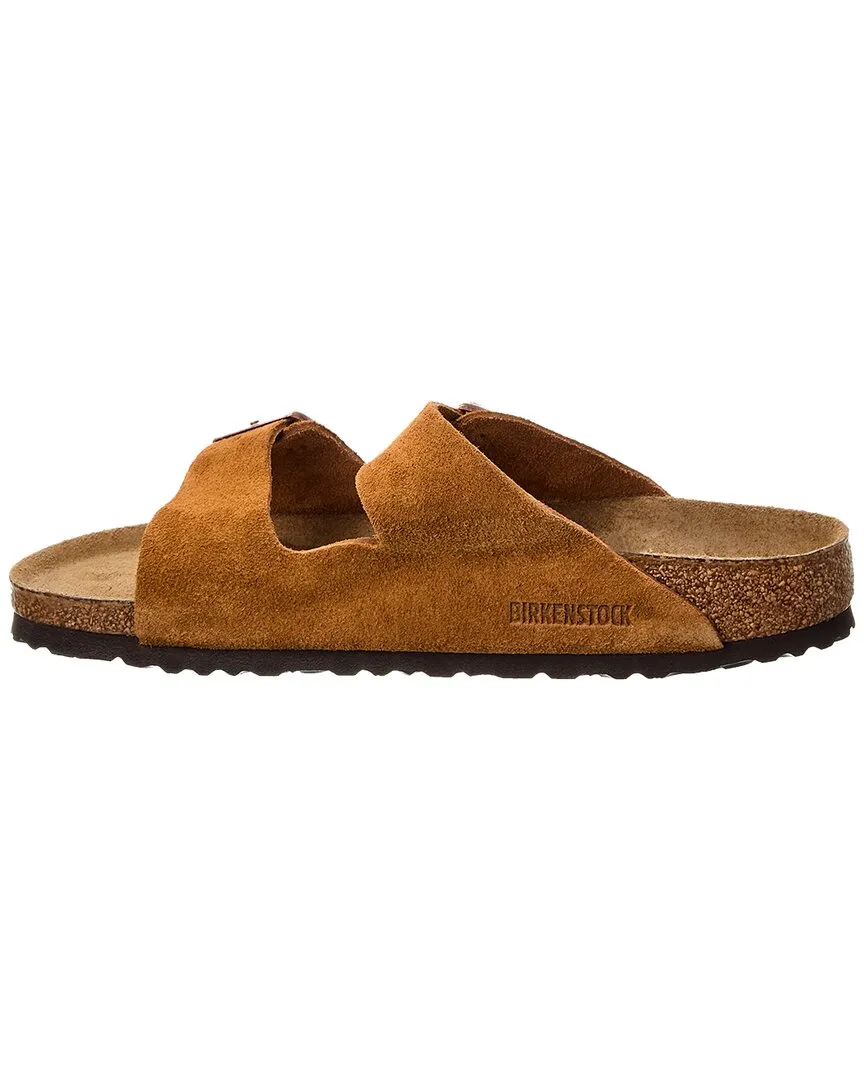 Birkenstock Damen Arizona Sandale in schmaler Ausführung aus Wildleder