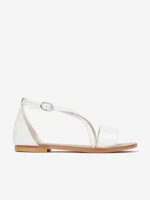 Bonpoint Mädchen Fia Leder Sandalen in Weiß