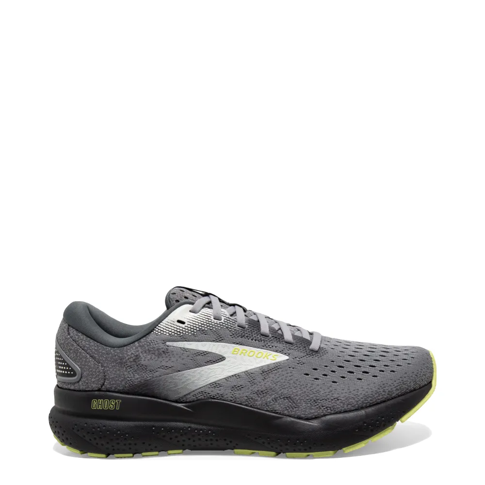 Brooks Herren Ghost 16 Sneaker in Grundierung/Grau/Limette