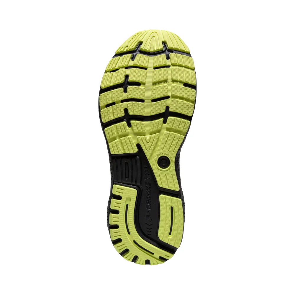 Brooks Herren Ghost 16 Sneaker in Grundierung/Grau/Limette