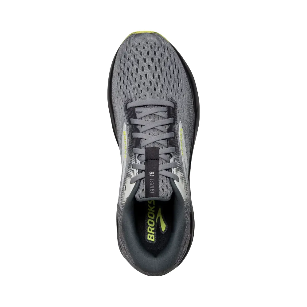 Brooks Herren Ghost 16 Sneaker in Grundierung/Grau/Limette