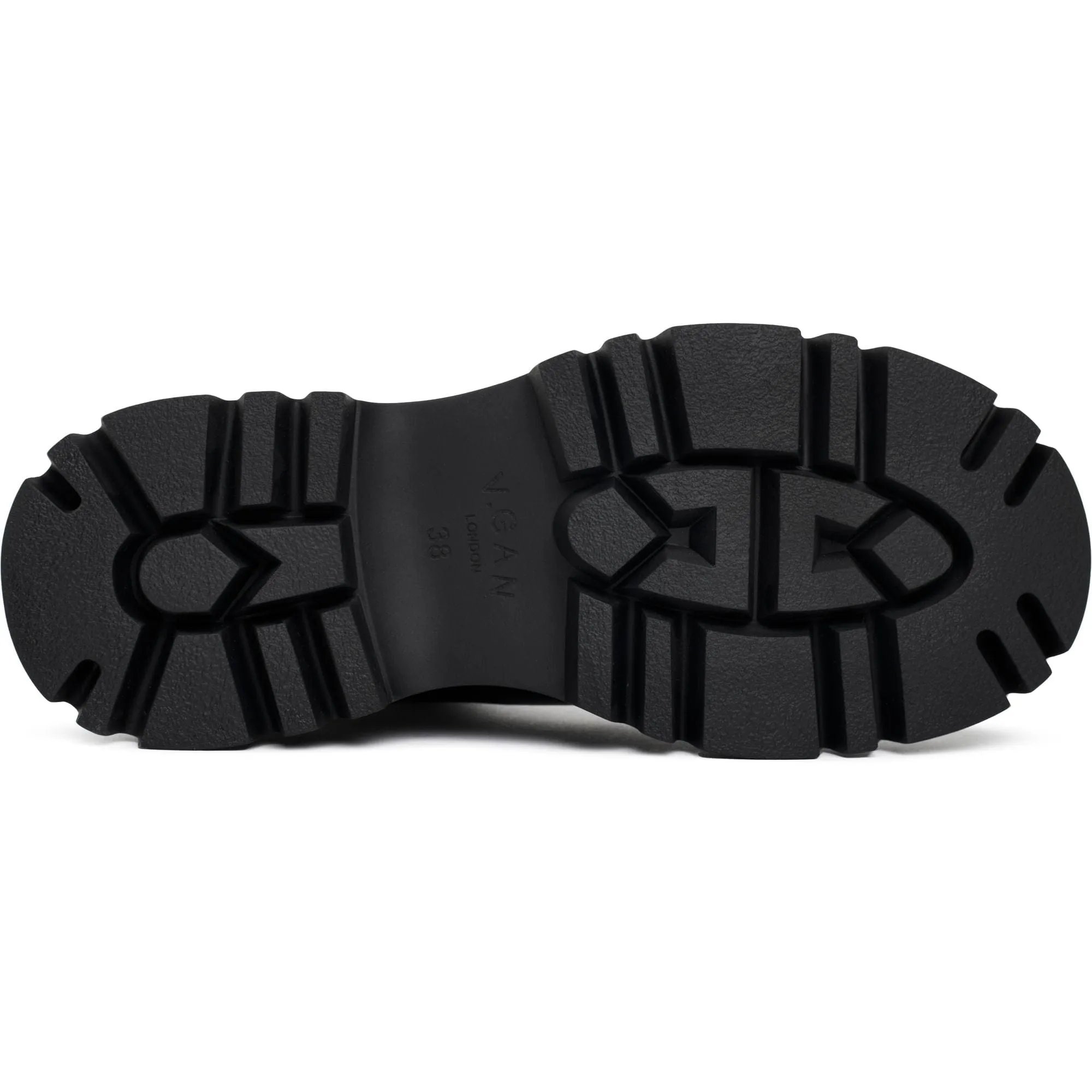 Cameo Damen Vegan-Leder Knöchelstiefel | Schwarz