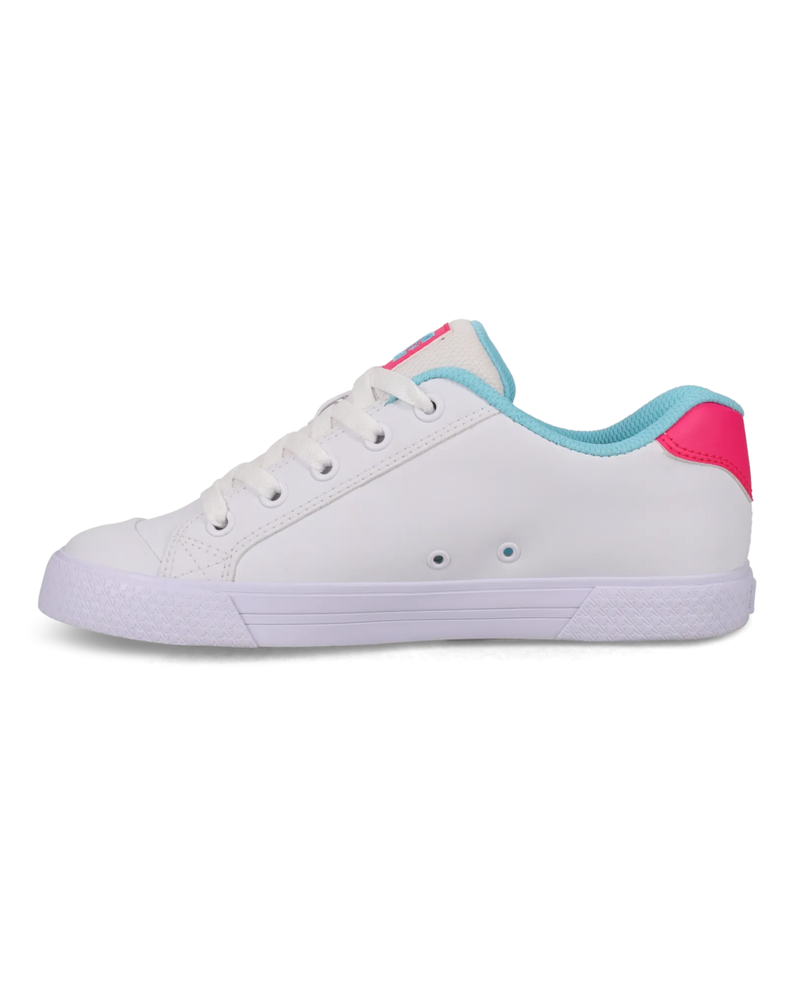 Chelsea-Schuhe in Weiß, Verrücktes Pink & Blau