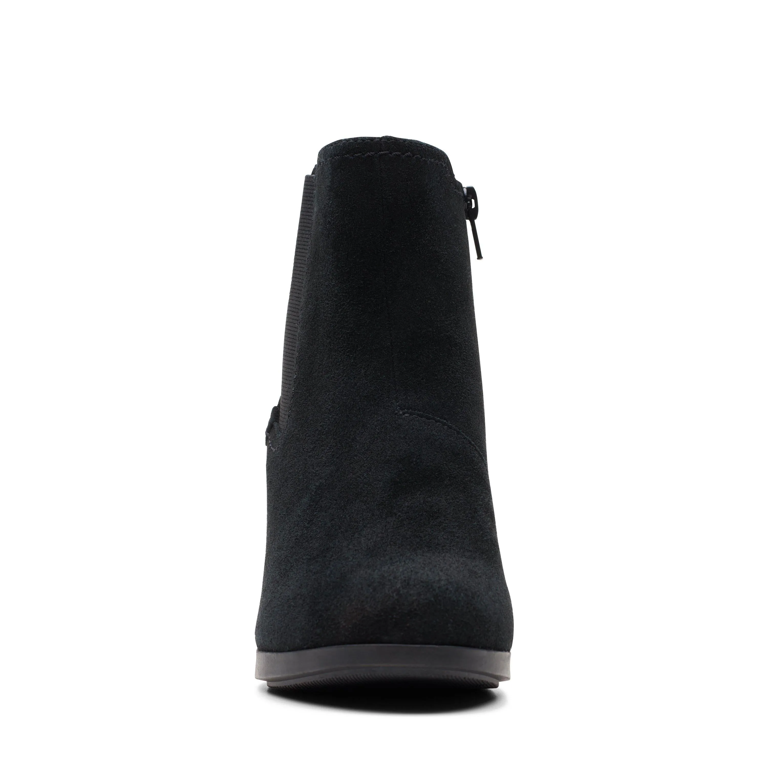 Clarks Bayla Rose in Schwarz Wildleder