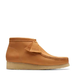 Clarks Originals Wallabee Stiefel Mid Braun Leder