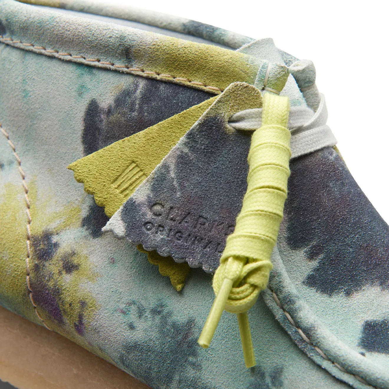 Clarks Originals Wallabee Boot Türkis TieDye