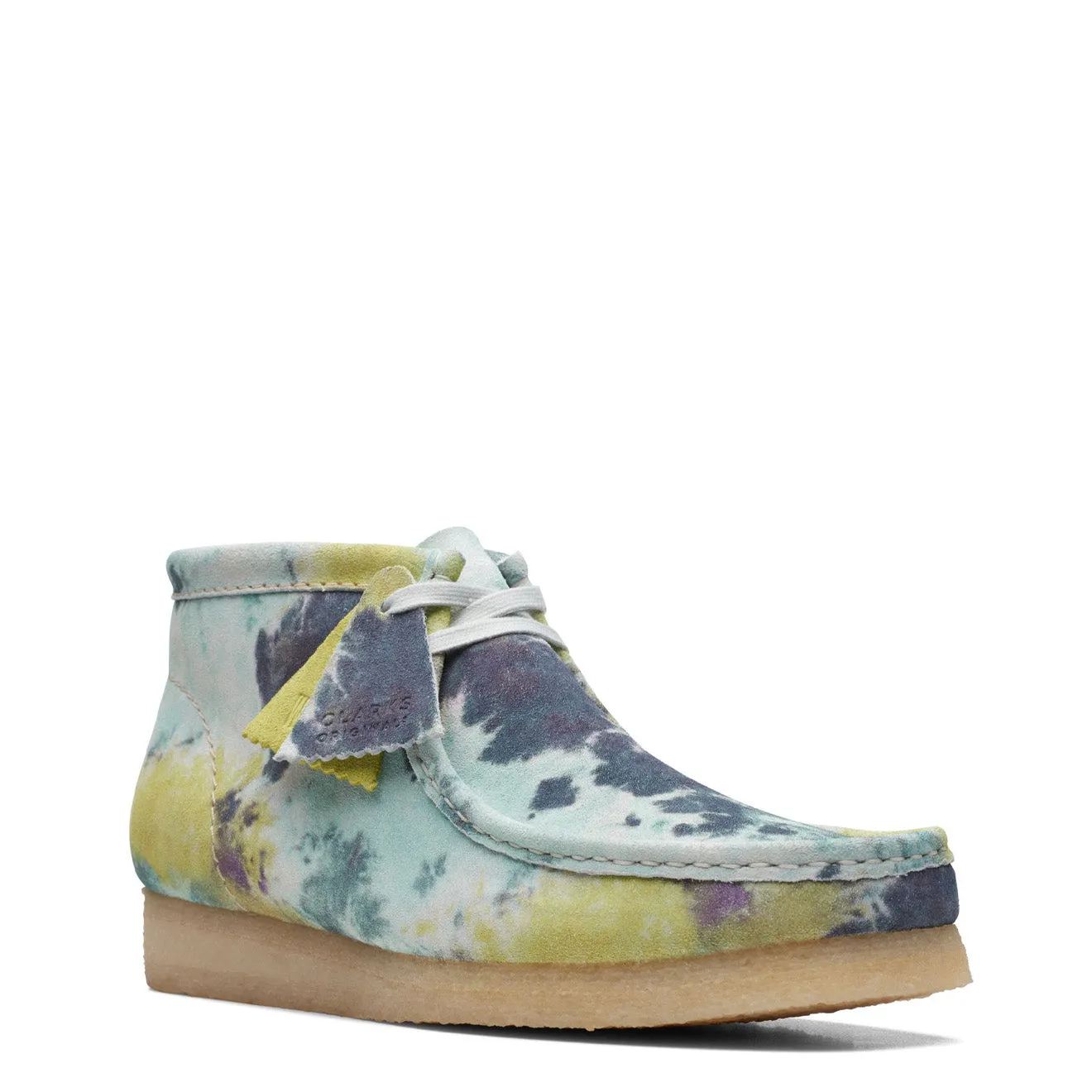Clarks Originals Wallabee Boot Türkis TieDye