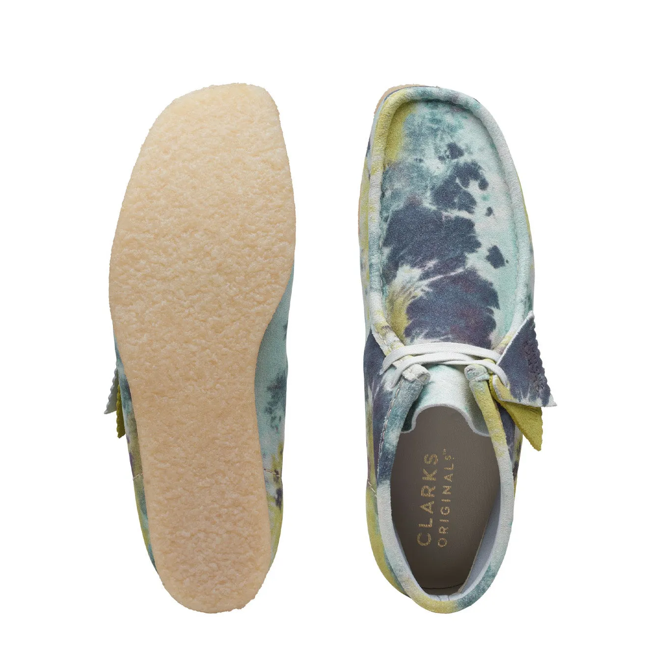 Clarks Originals Wallabee Boot Türkis TieDye