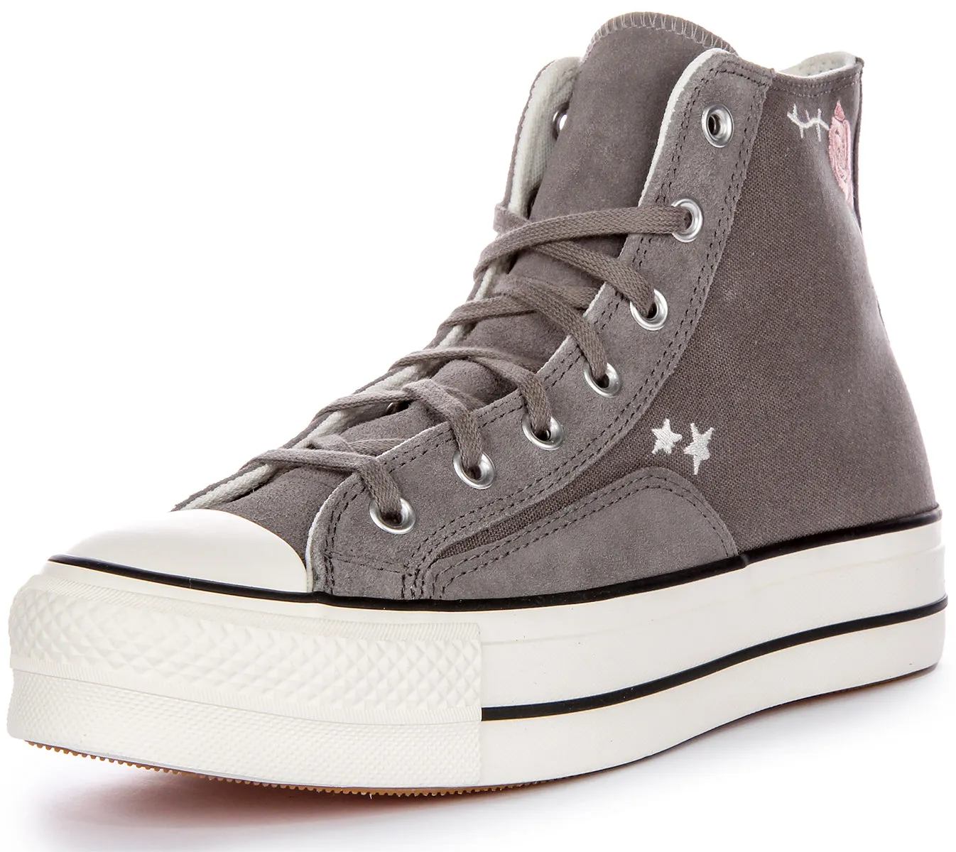 Converse All Star Lift Scribble A09165C in Grau für Damen Schuhe Converse