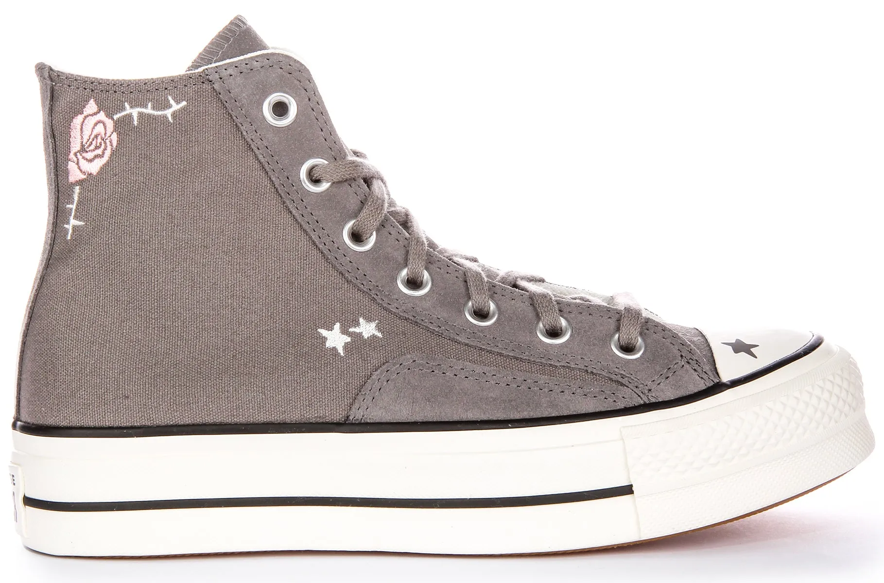 Converse All Star Lift Scribble A09165C in Grau für Damen Schuhe Converse