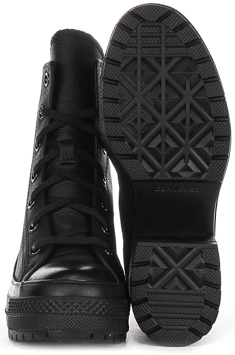 Converse Chuck 70 De Luxe A06145C in schwarzen Lederschuhen Converse