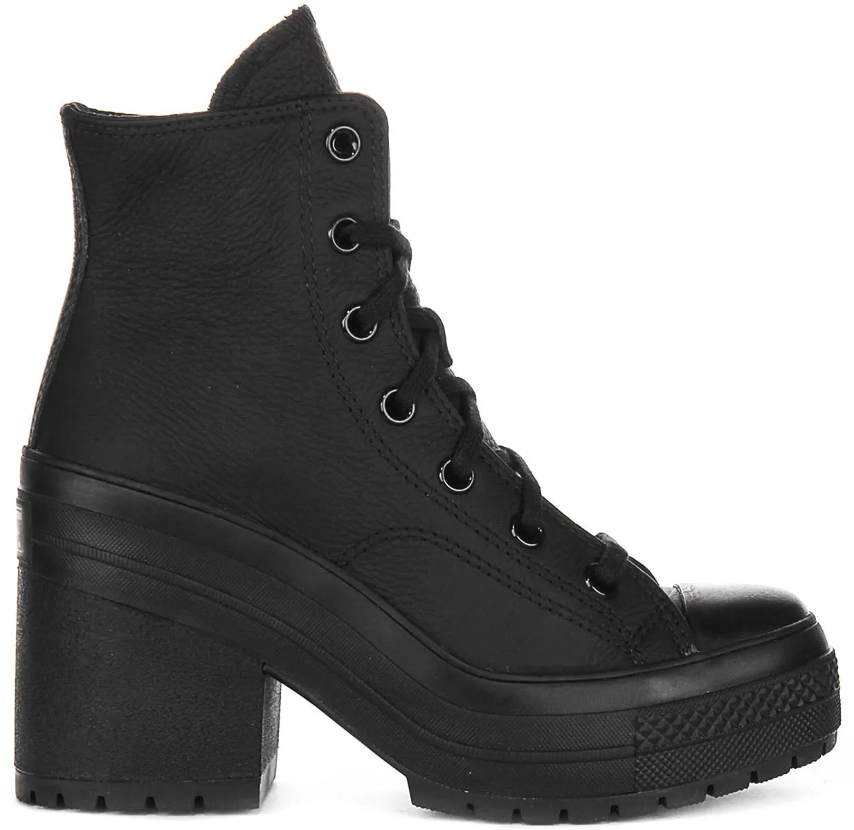 Converse Chuck 70 De Luxe A06145C in schwarzen Lederschuhen Converse