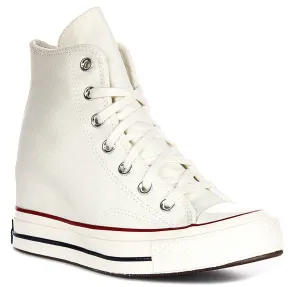 Converse Chuck 70s A12562C in Weiß für Damen Plateauschuhe Converse