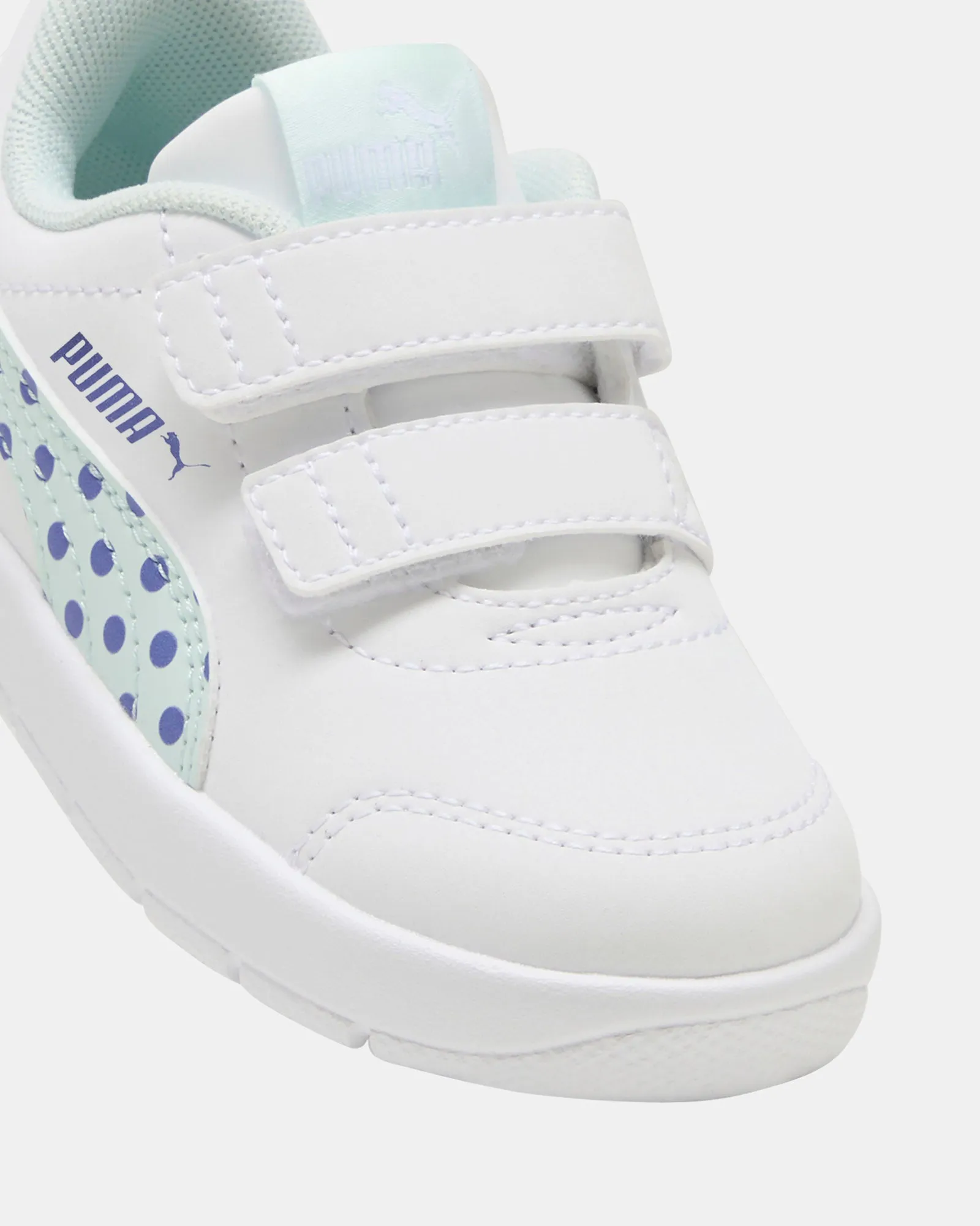 Courtflex V3 Dotty V Inf Weiß/Blau