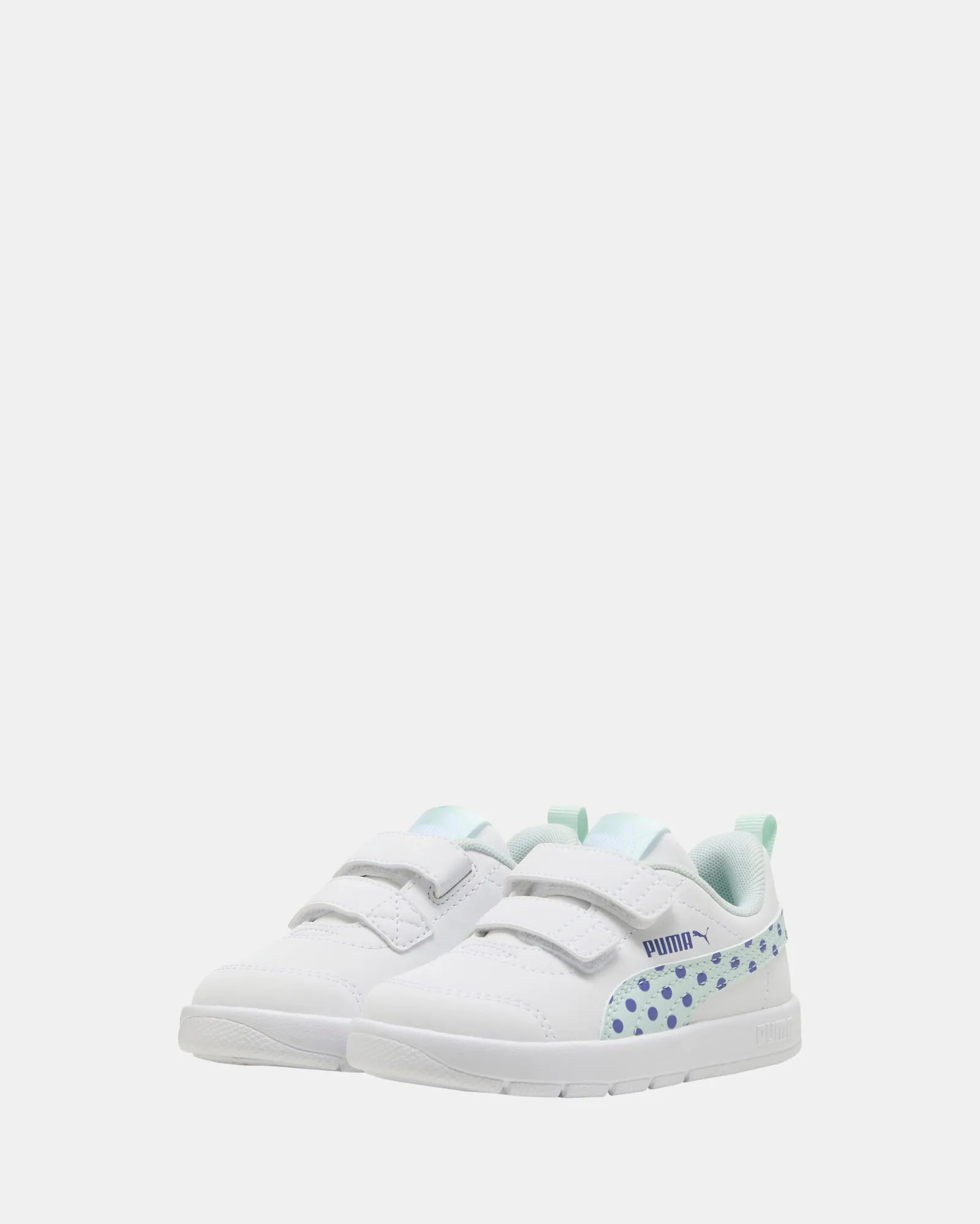 Courtflex V3 Dotty V Inf Weiß/Blau