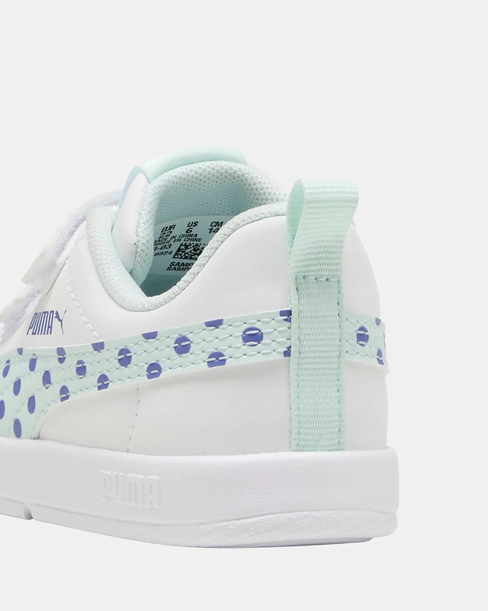Courtflex V3 Dotty V Inf Weiß/Blau