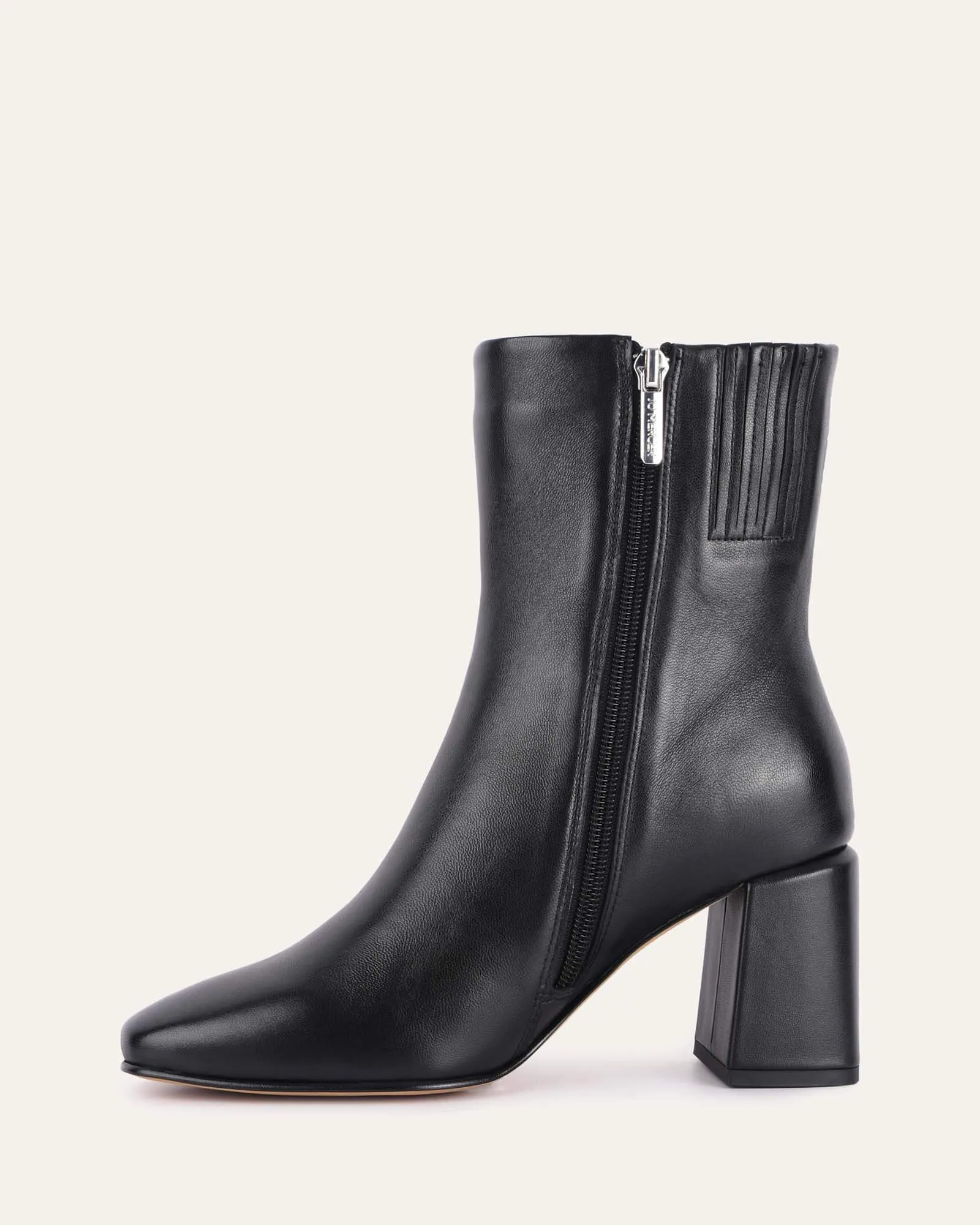 DAKOTA MID ANKLE STIEFEL SCHWARZES LEDER