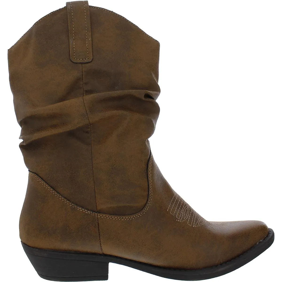 Dannaa Damen Kunstleder Bestickte Cowboy- Westernstiefel Ecco Schuhe