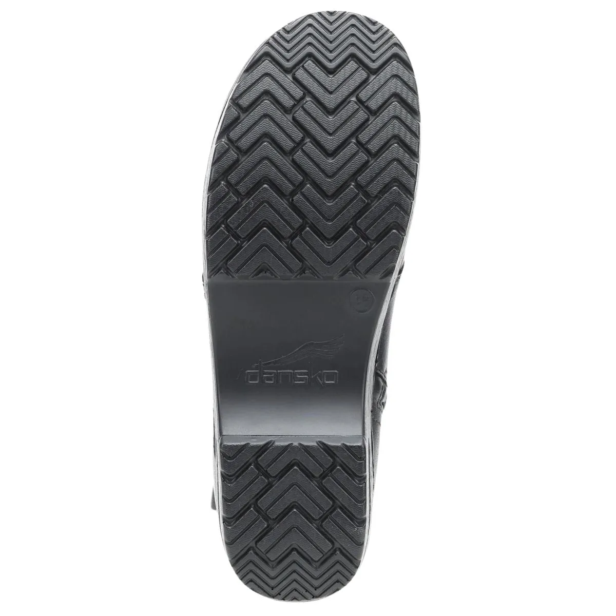 Dansko Damen Sigourney Schwarz Getumbelt