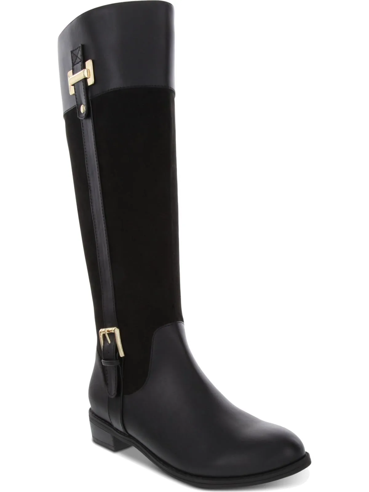 Deliee 2 Damen Reitstiefel aus Kunstleder ecco Schuhe