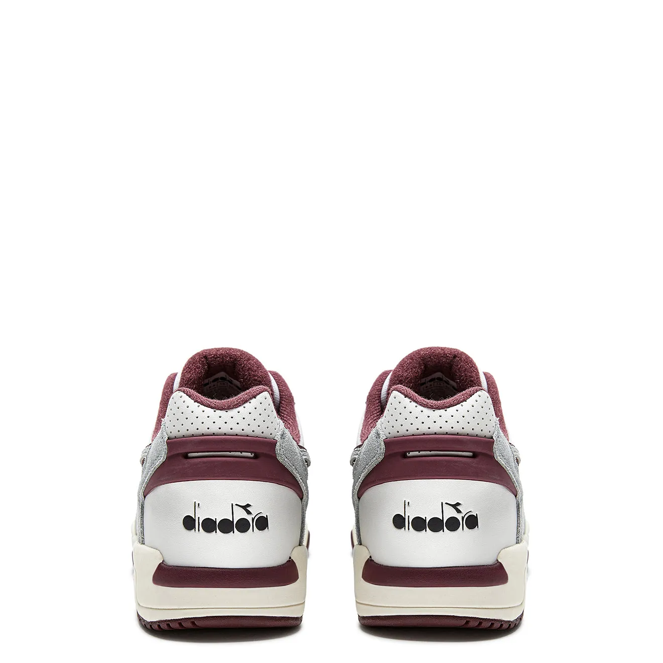 Diadora Damen Winner SL Trainer Mondgestein / Malaga Rot