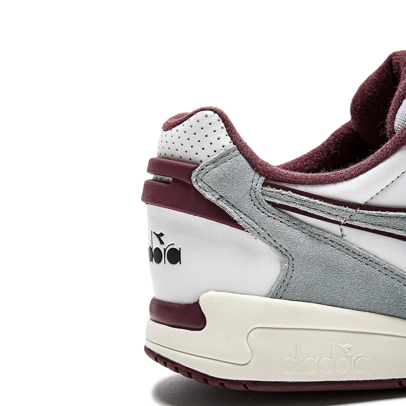 Diadora Damen Winner SL Trainer Mondgestein / Malaga Rot