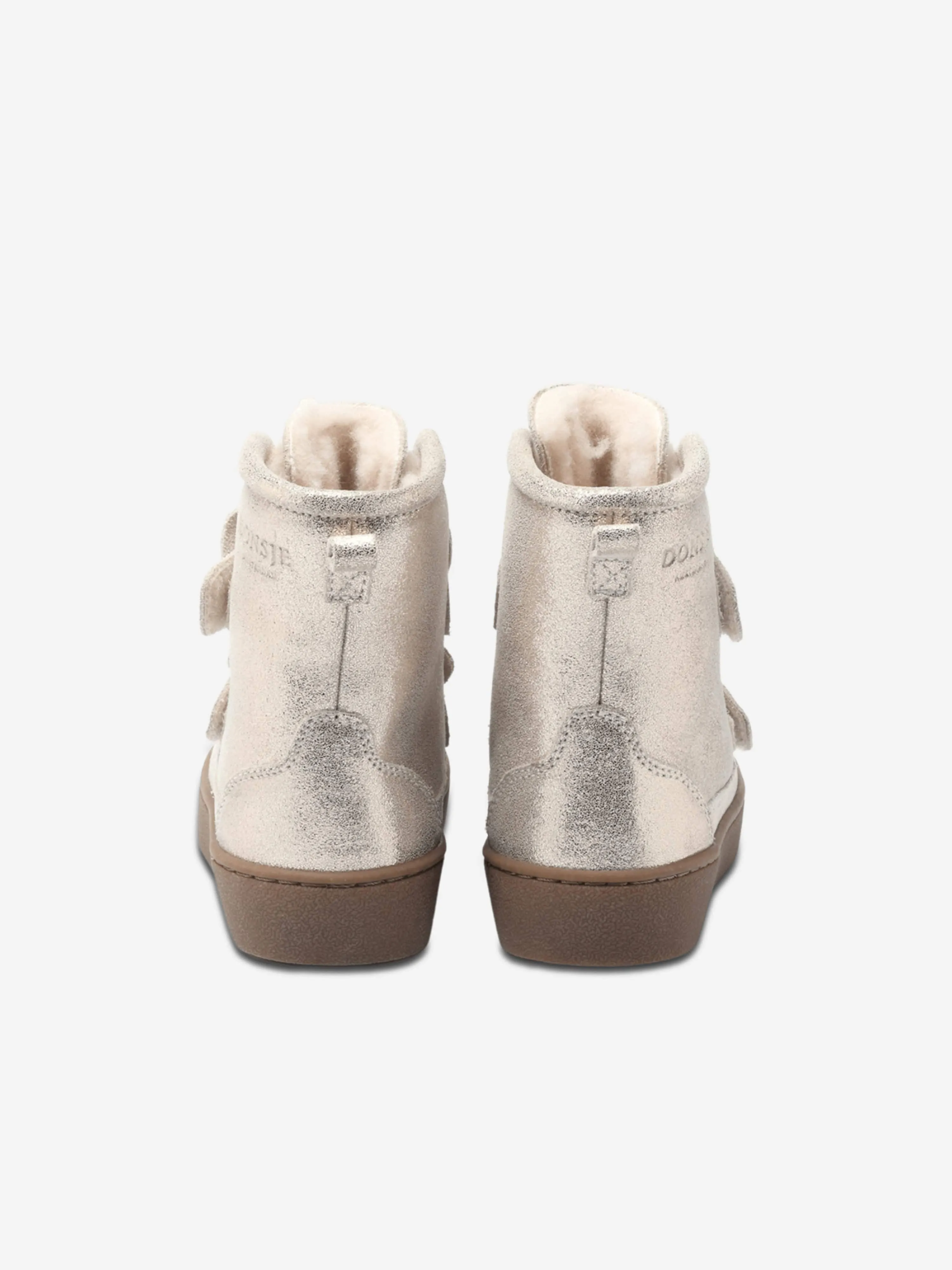 Donsje Mädchen Isa Exklusive Stiefel in Silber