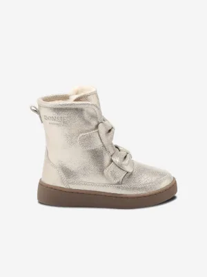 Donsje Mädchen Isa Exklusive Stiefel in Silber