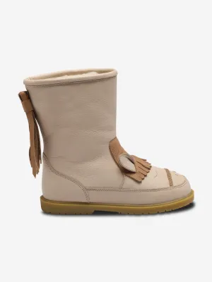 Donsje Mädchen Wadudu Spezial Reitstiefel in Elfenbein