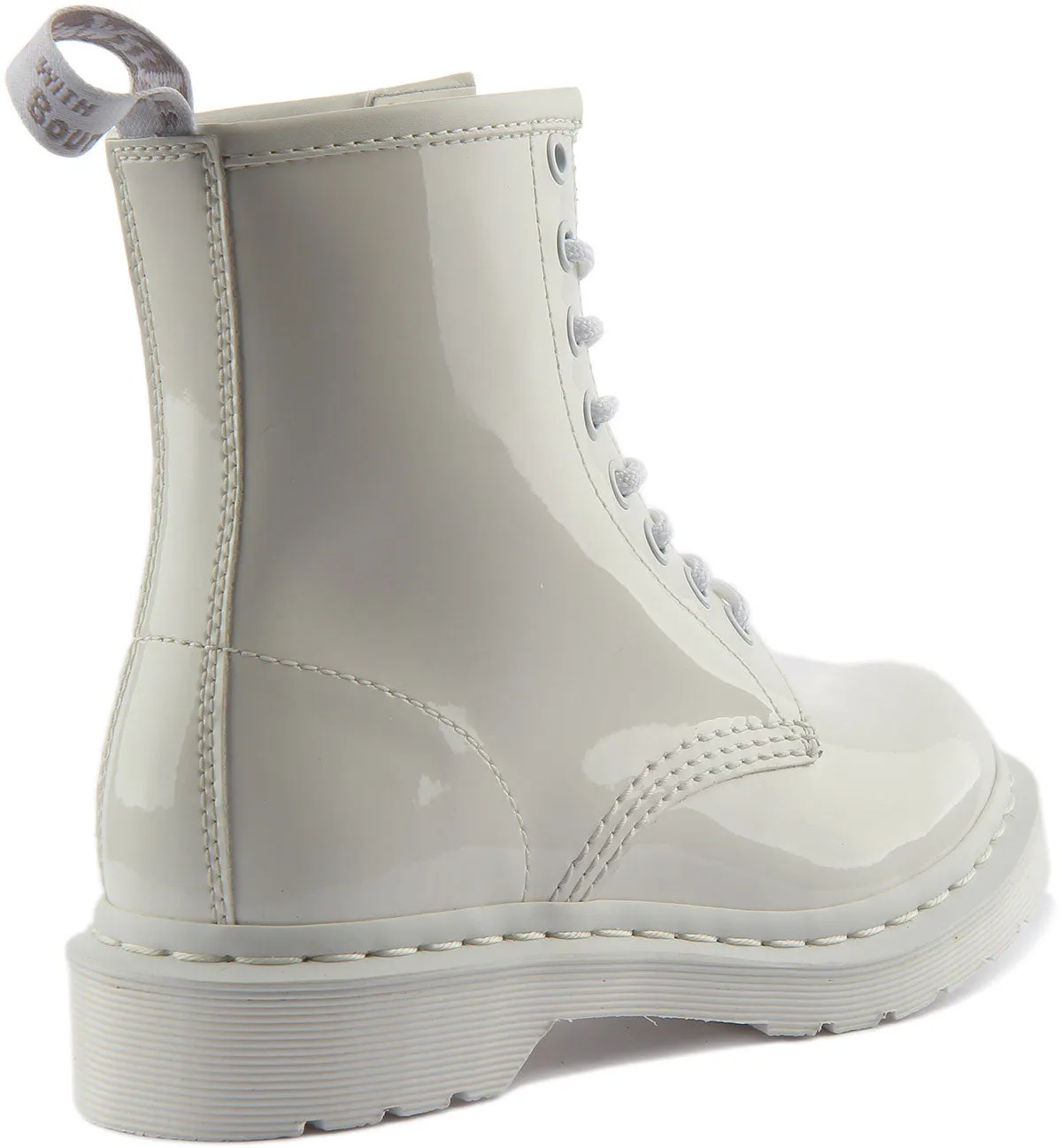 Dr. Martens 1460 Mono In Weiß Lack Für Damen Schuhe Dr. Martens