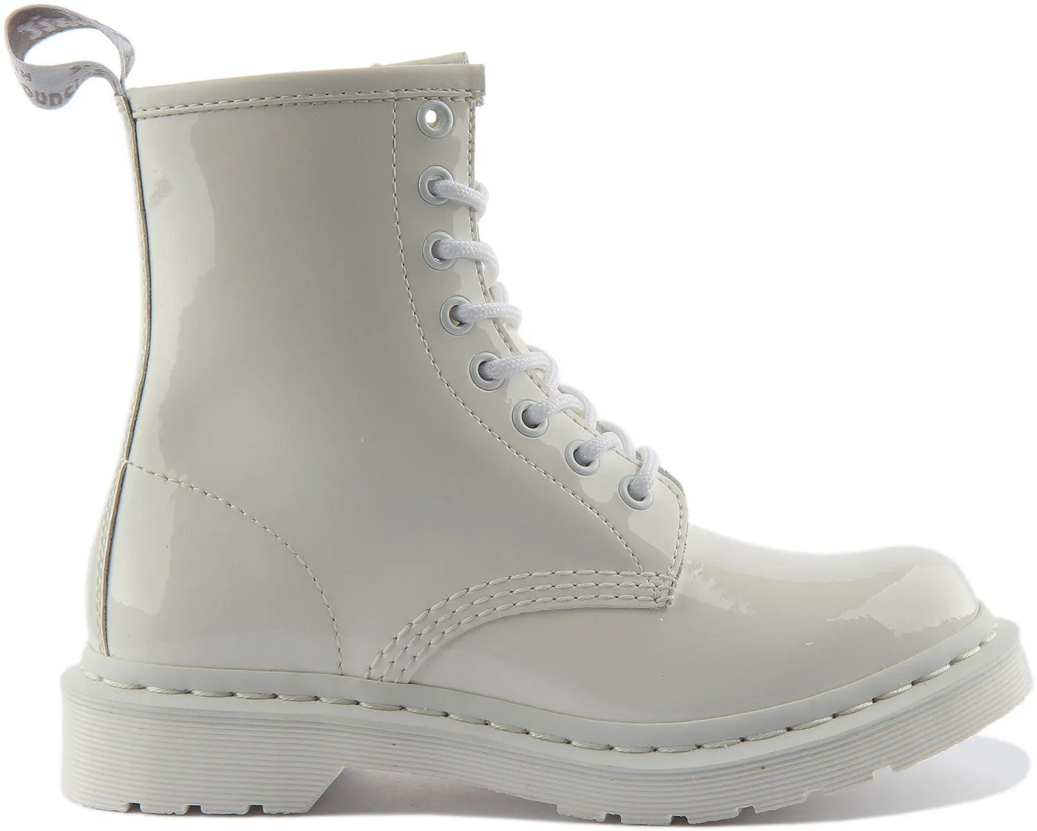 Dr. Martens 1460 Mono In Weiß Lack Für Damen Schuhe Dr. Martens