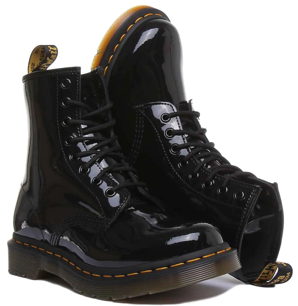 Dr. Martens 1460 Lackschuhe in Schwarz Lack
