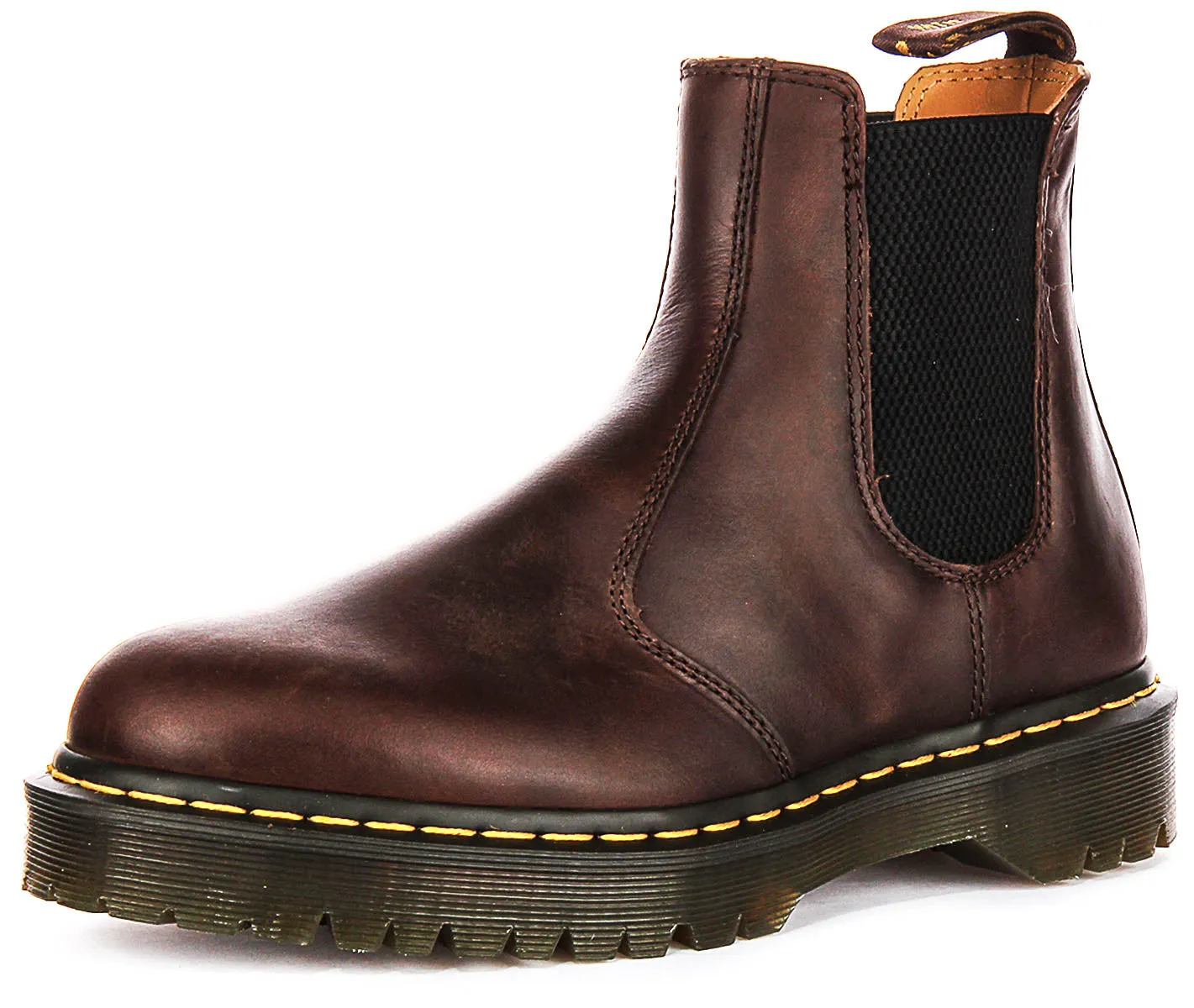 Dr. Martens 2976 Bex Chelsea Crazy Stiefel in Dunkelbraun