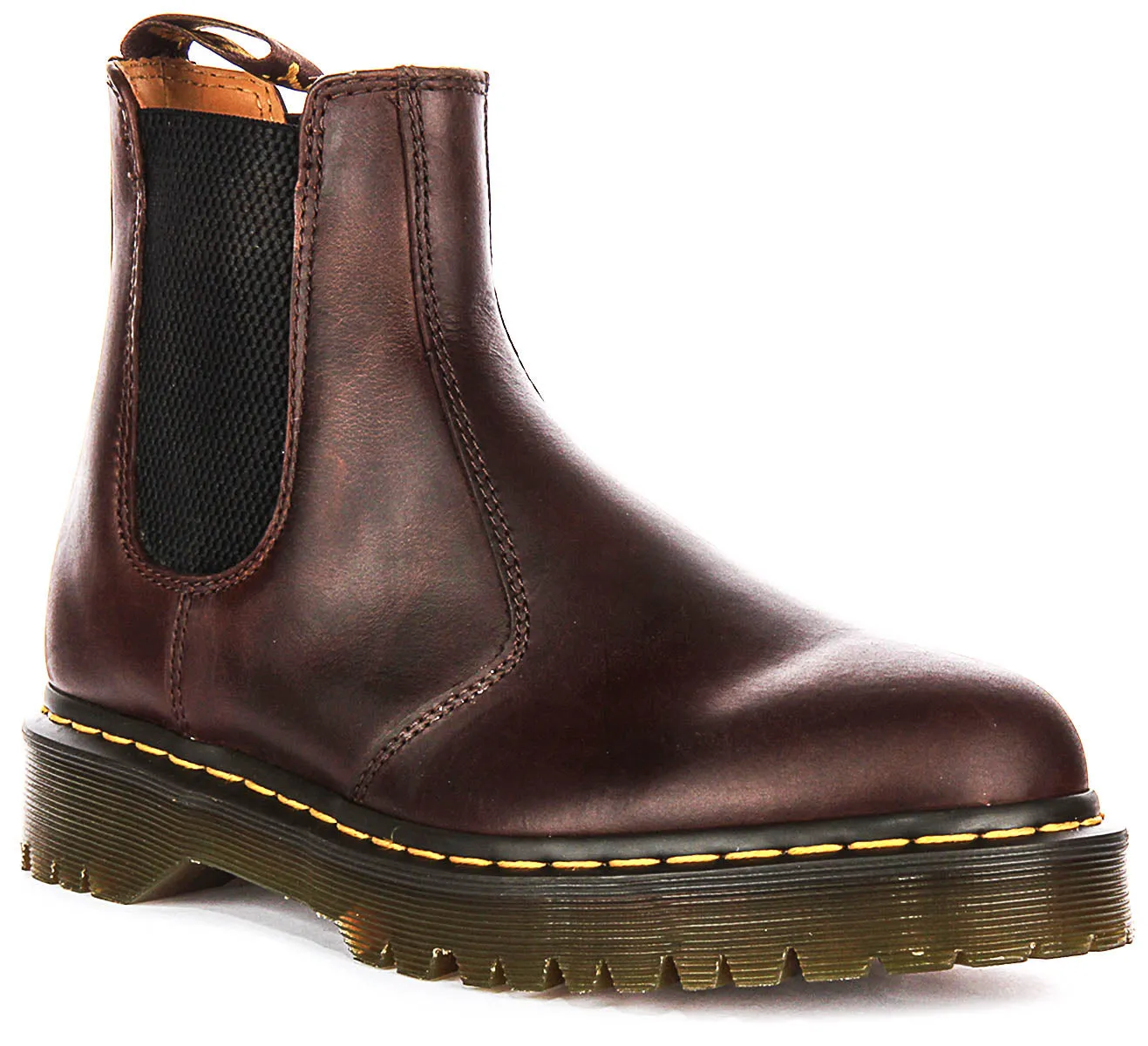 Dr. Martens 2976 Bex Chelsea Crazy Stiefel in Dunkelbraun
