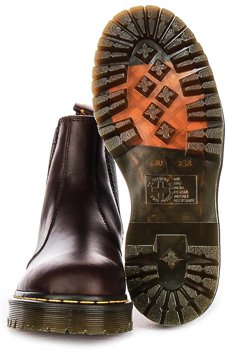 Dr. Martens 2976 Bex Chelsea Crazy Stiefel in Dunkelbraun