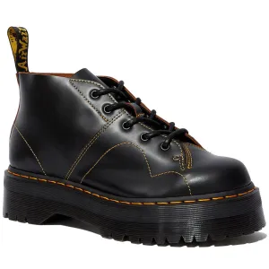 Dr. Martens Church Quad Leder Unisex Plateau-Stiefel