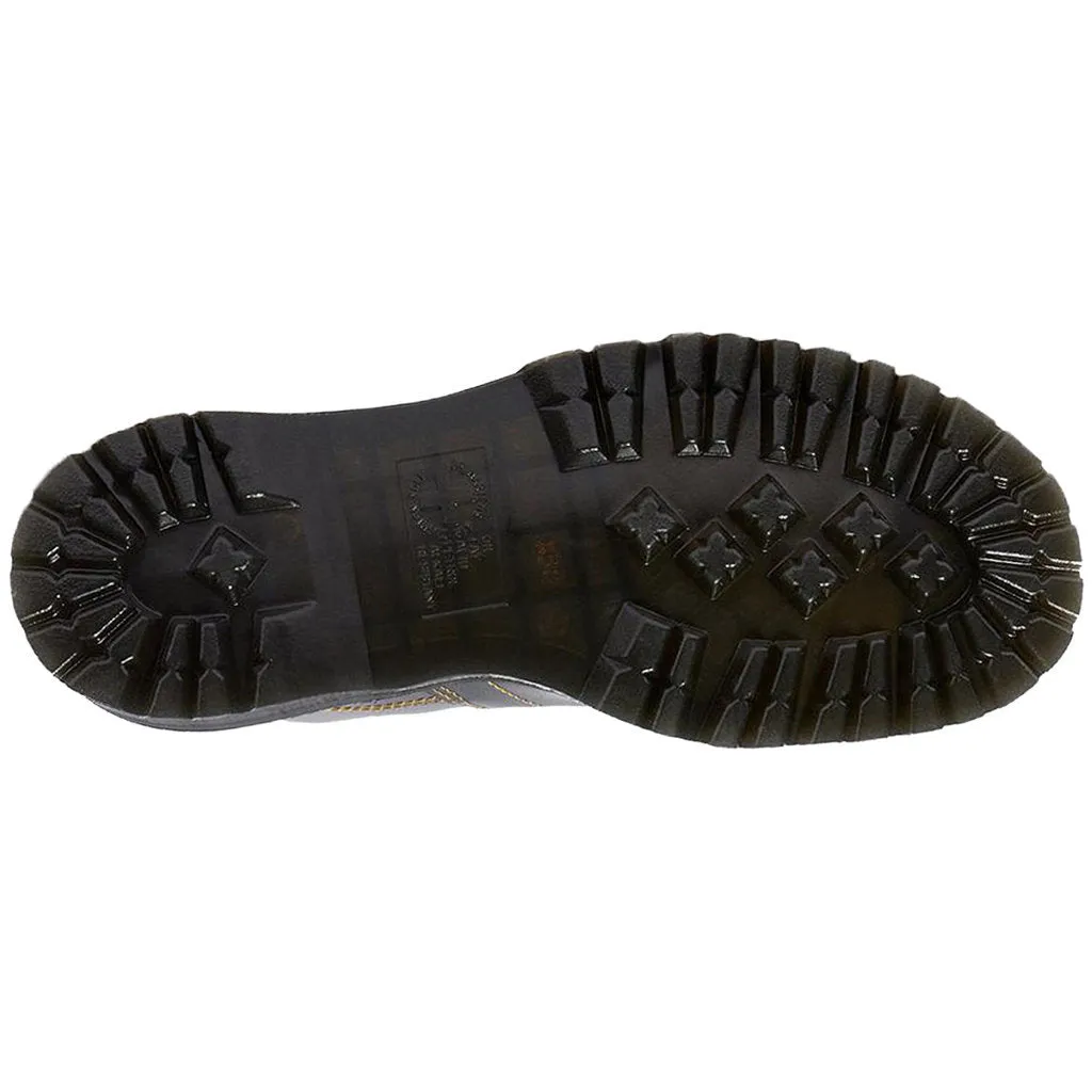 Dr. Martens Church Quad Leder Unisex Plateau-Stiefel