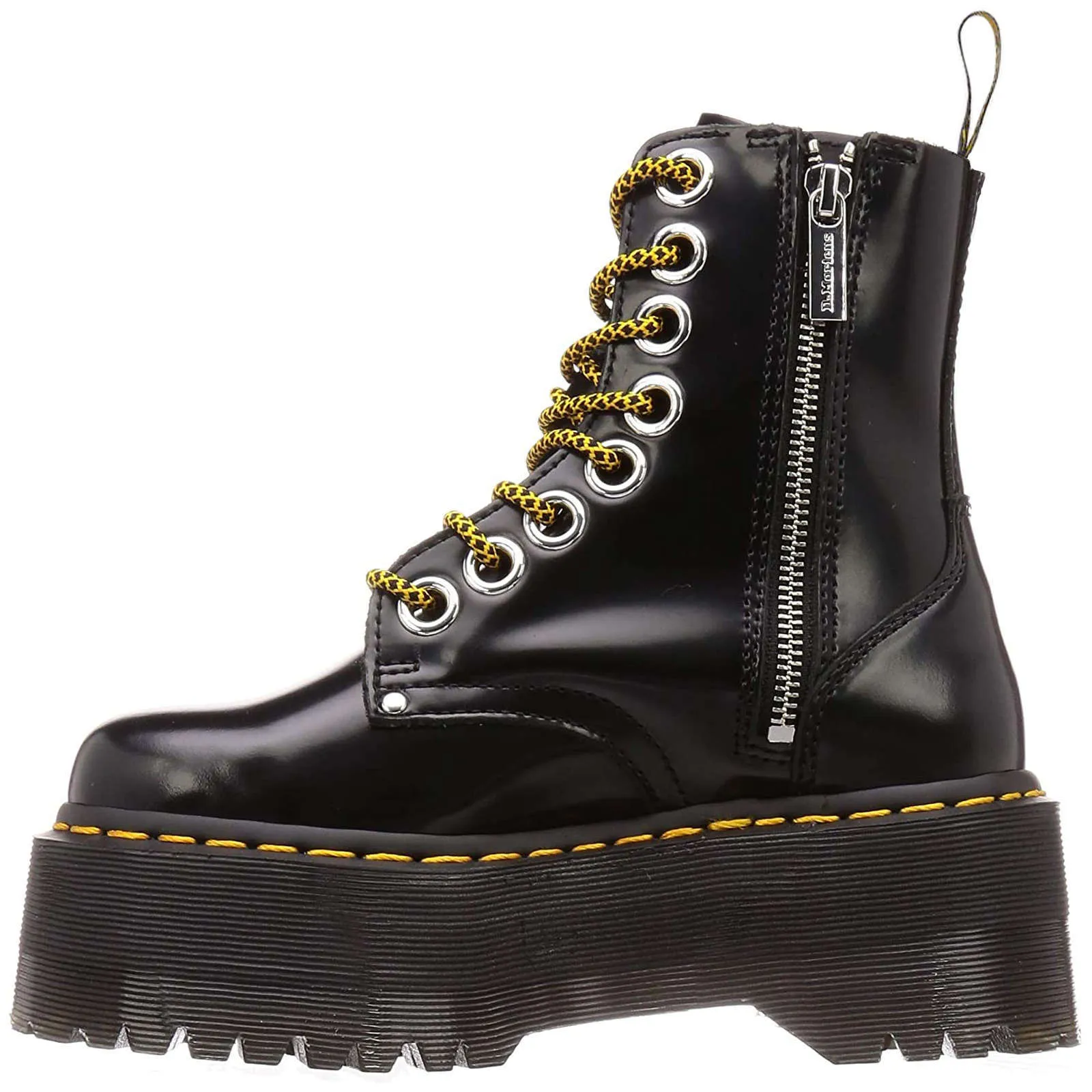 Dr. Martens Jadon Max Buttero Leder Plateaustiefel für Damen