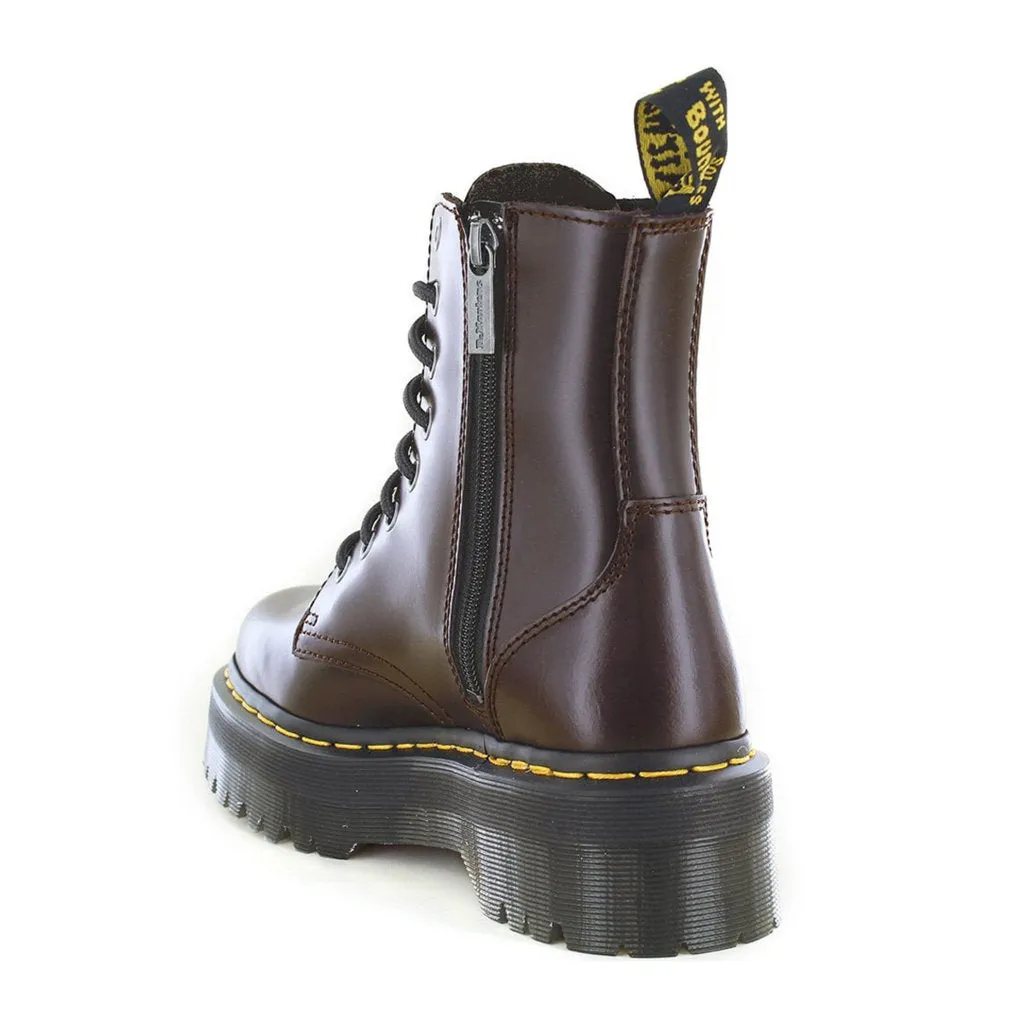 Dr. Martens Jadon Glattleder Unisex Plateau-Stiefel