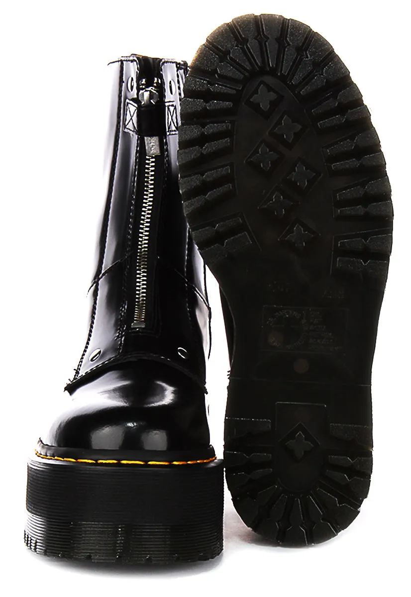 Dr. Martens Jetta Hi Max in Schwarz für Damen Schuhe Dr. Martens