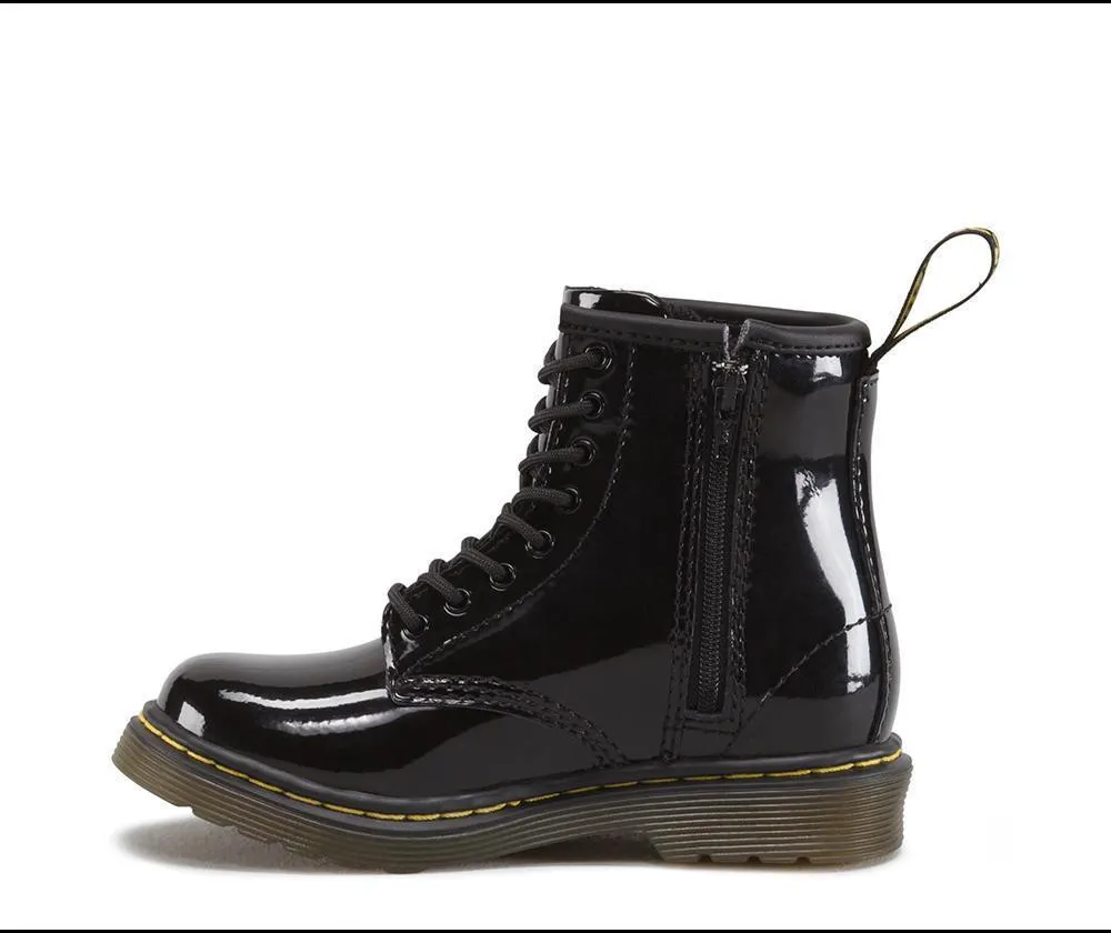 Dr. Martens Kinder Brooklee Schwarz Lack Lamper