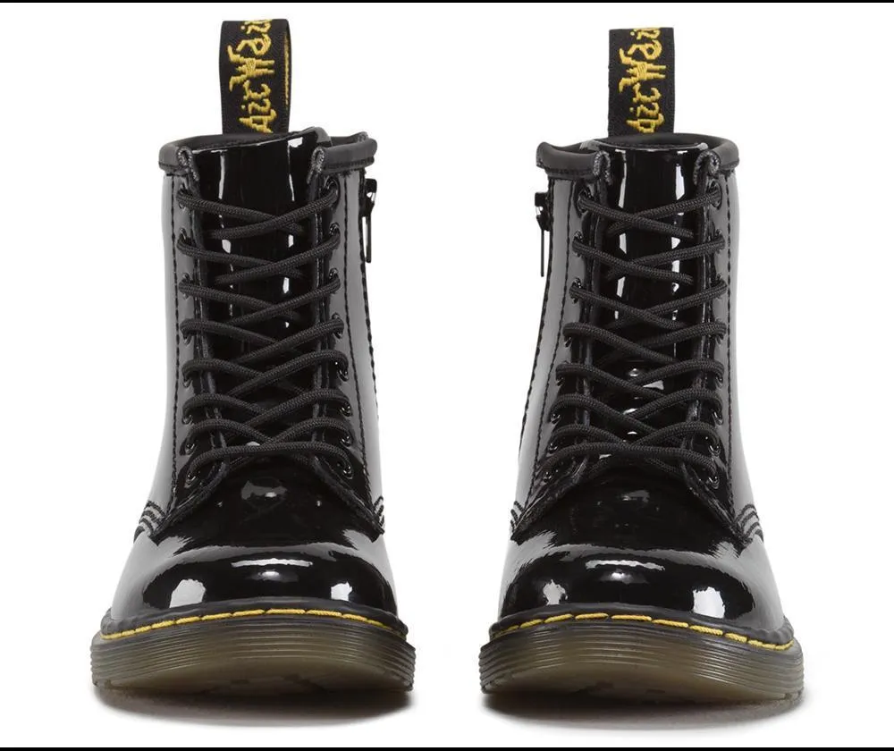 Dr. Martens Kinder Brooklee Schwarz Lack Lamper