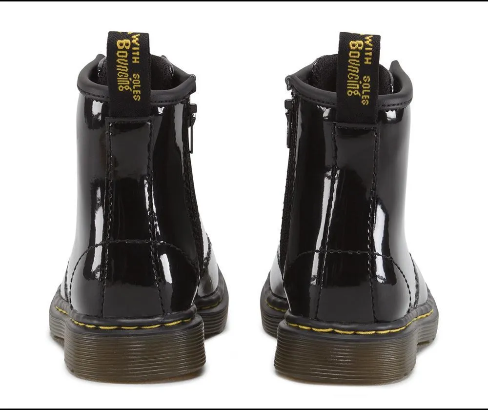 Dr. Martens Kinder Brooklee Schwarz Lack Lamper