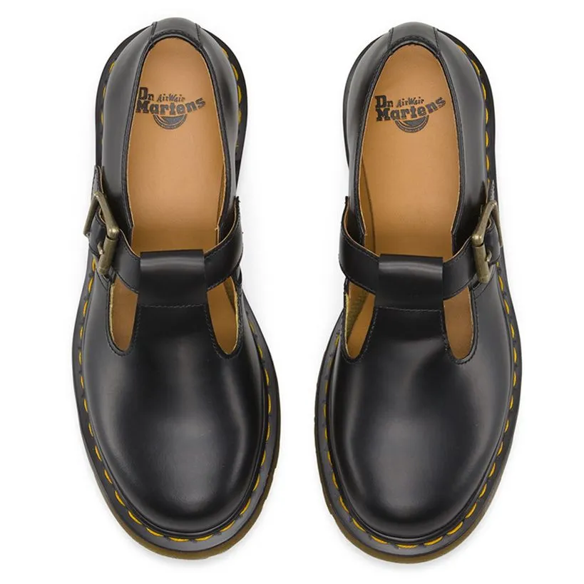 Dr. Martens Polley Glatt Glattleder Mary Jane Schuhe für Damen