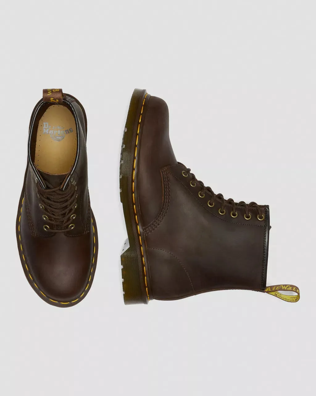 Dr. Martens Schuhe Herren 1460 Gaucho Crazy Horse Stiefel in Gaucho