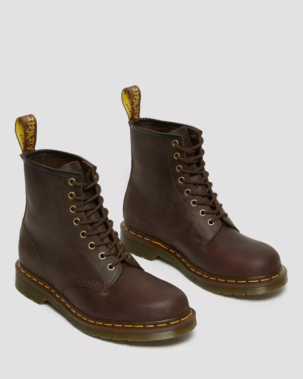 Dr. Martens Schuhe Herren 1460 Gaucho Crazy Horse Stiefel in Gaucho