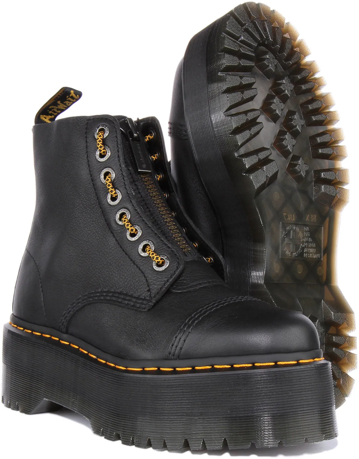Dr. Martens Sinclair Max Plateau In Schwarz Für Damen Schuhe Dr. Martens