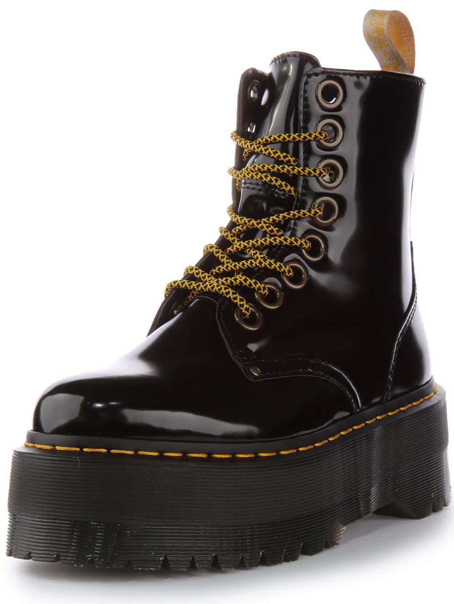 Dr Martens Vegan Jadon Max In Schwarz Für Damen Schuhe Dr Martens