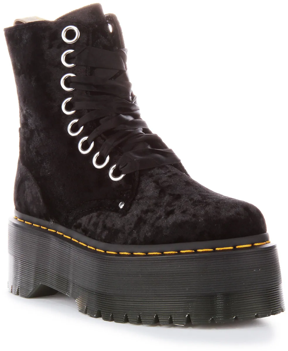 Dr Martens Vegan Jadon Max In Schwarz Für Damen Schuhe Dr Martens