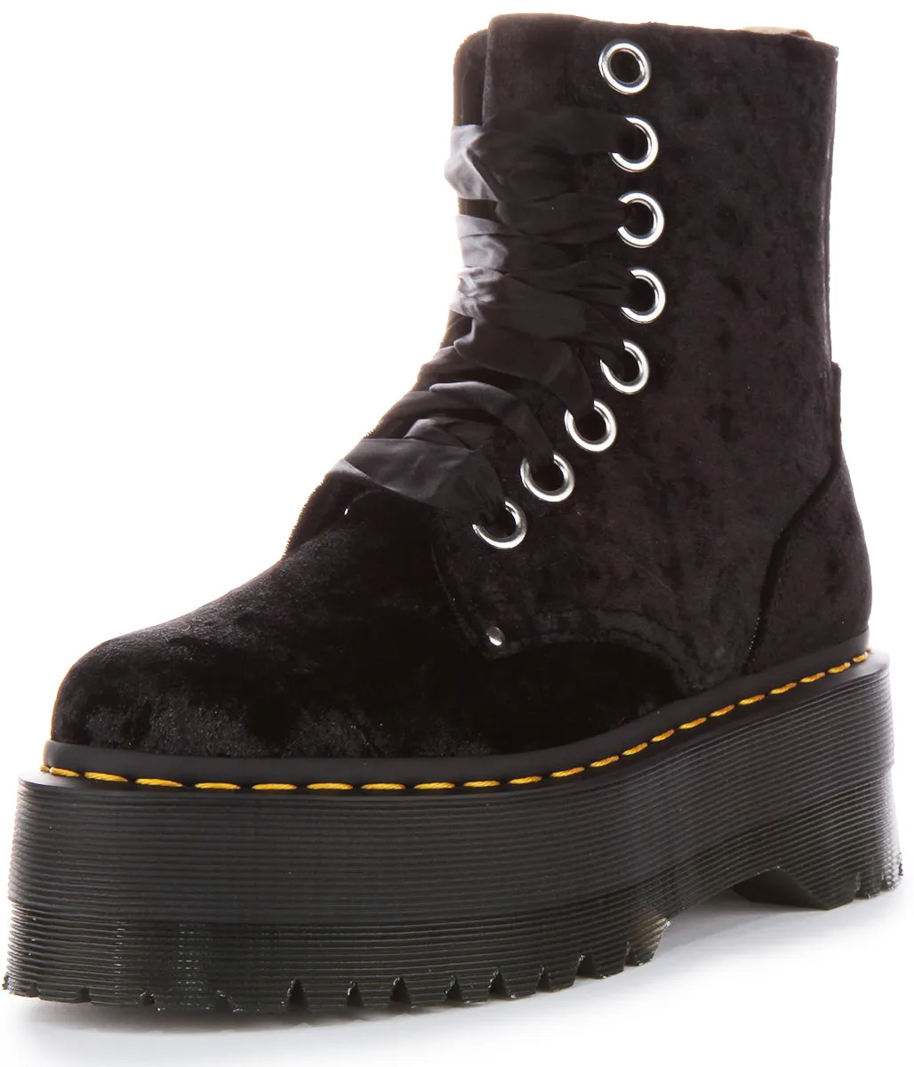 Dr Martens Vegan Jadon Max In Schwarz Für Damen Schuhe Dr Martens